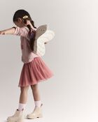 Tout-petit fille - Ailes de d&eacute;guisement &agrave; motif c&eacute;leste - Cr&egrave;me/ argent, image 5 sur 7 diapositives