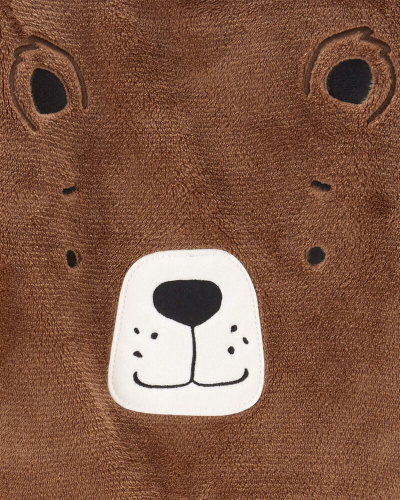 Toddler 2-Piece Fuzzy Velboa Bear Pyjamas, image 2 of 3 slides