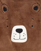 Toddler 2-Piece Fuzzy Velboa Bear Pyjamas, image 2 of 3 slides
