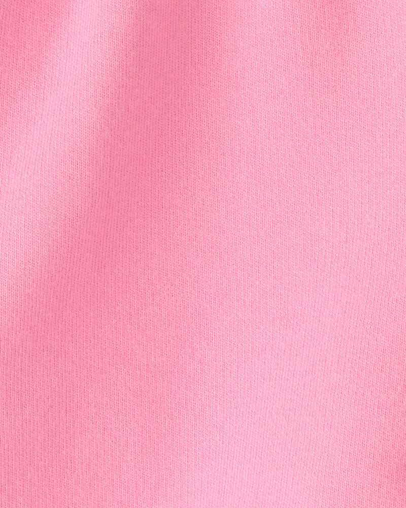 Girls French Terry Active Shorts - Pink, image 4 of 5 slides