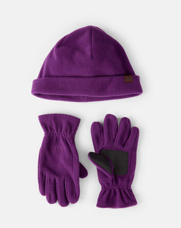 Girls KOMBI  Fleece Hat & Glove Set , 