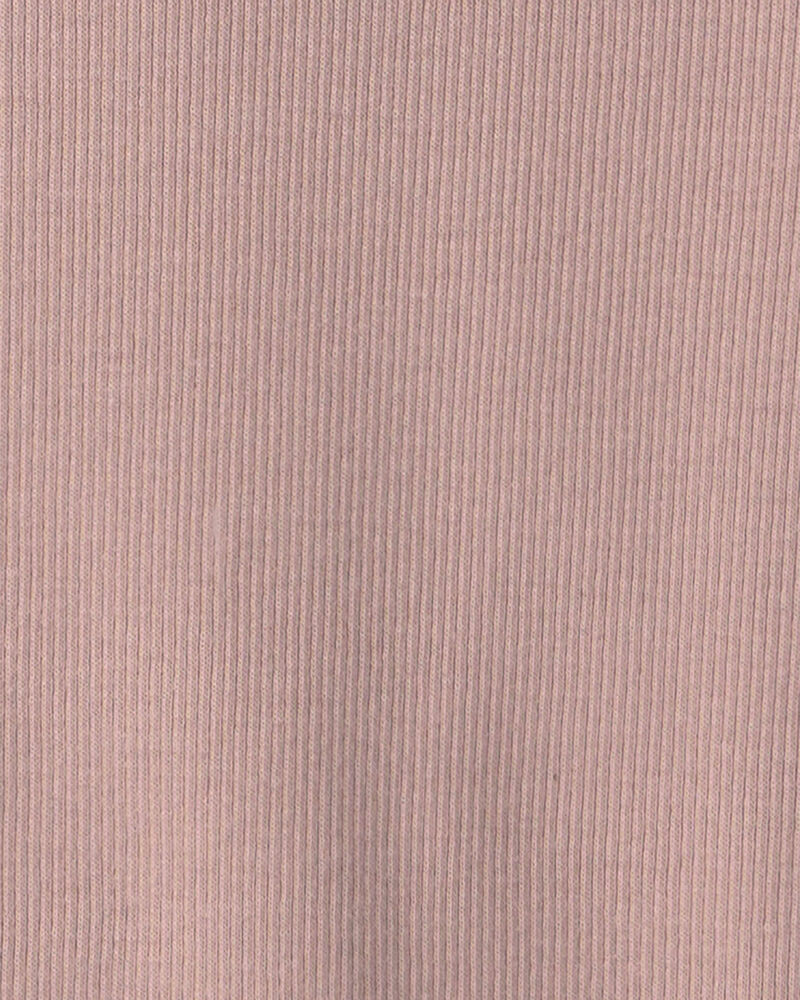 Toddler Girl 3-Pack Organic Cotton Rib Slim Fit Tops, image 3 of 5 slides