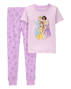 Kid 2-Piece Disney Princess 100% Snug Fit Cotton Pyjamas, image 1 of 4 slides