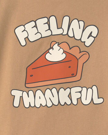 Toddler Boy 'Feeling Thankful' Pie Long-Sleeve Graphic Tee - Brown, 