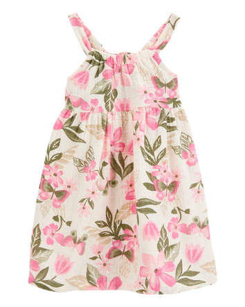 Toddler Floral Sleeveless Dress - Floral, 