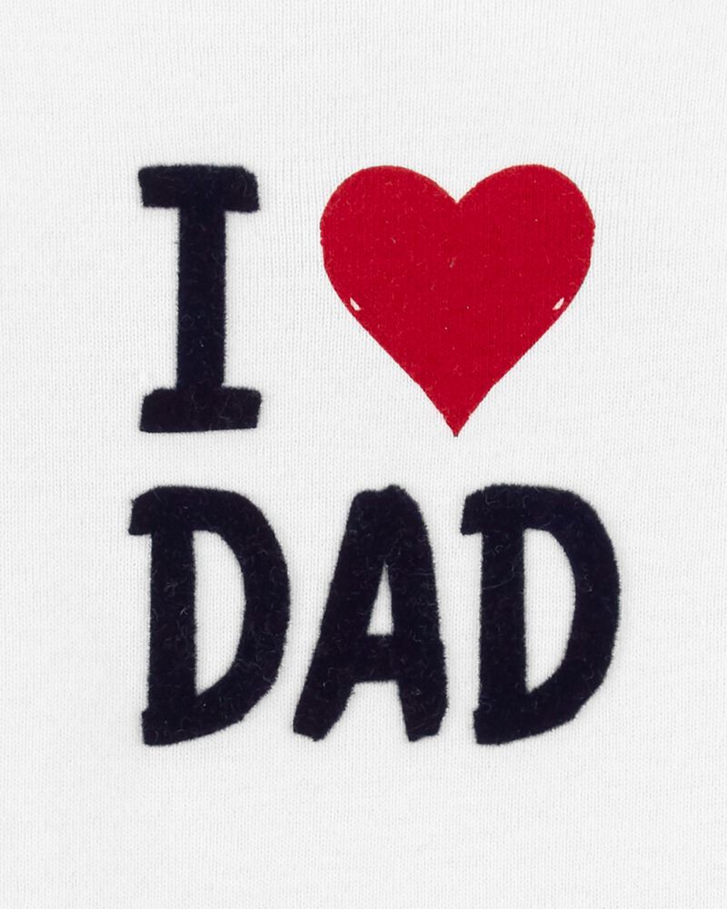 Baby "I Love Dad" Bodysuit, image 3 of 5 slides
