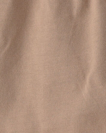 B&eacute;b&eacute; gar&ccedil;on - Ensemble 2 pi&egrave;ces cache-couches &agrave; manches courtes et short &ndash; Brun/Blanc, 
