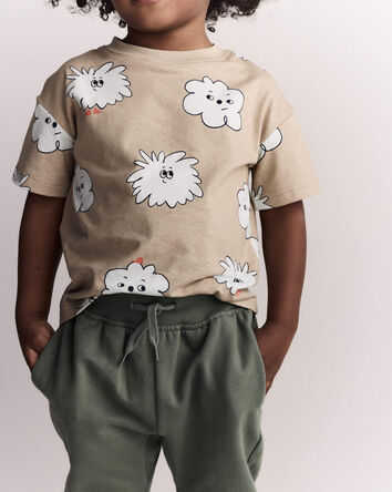 Tout-petit - T-shirt d&eacute;contract&eacute; &agrave; imprim&eacute; Squish - Kaki, 