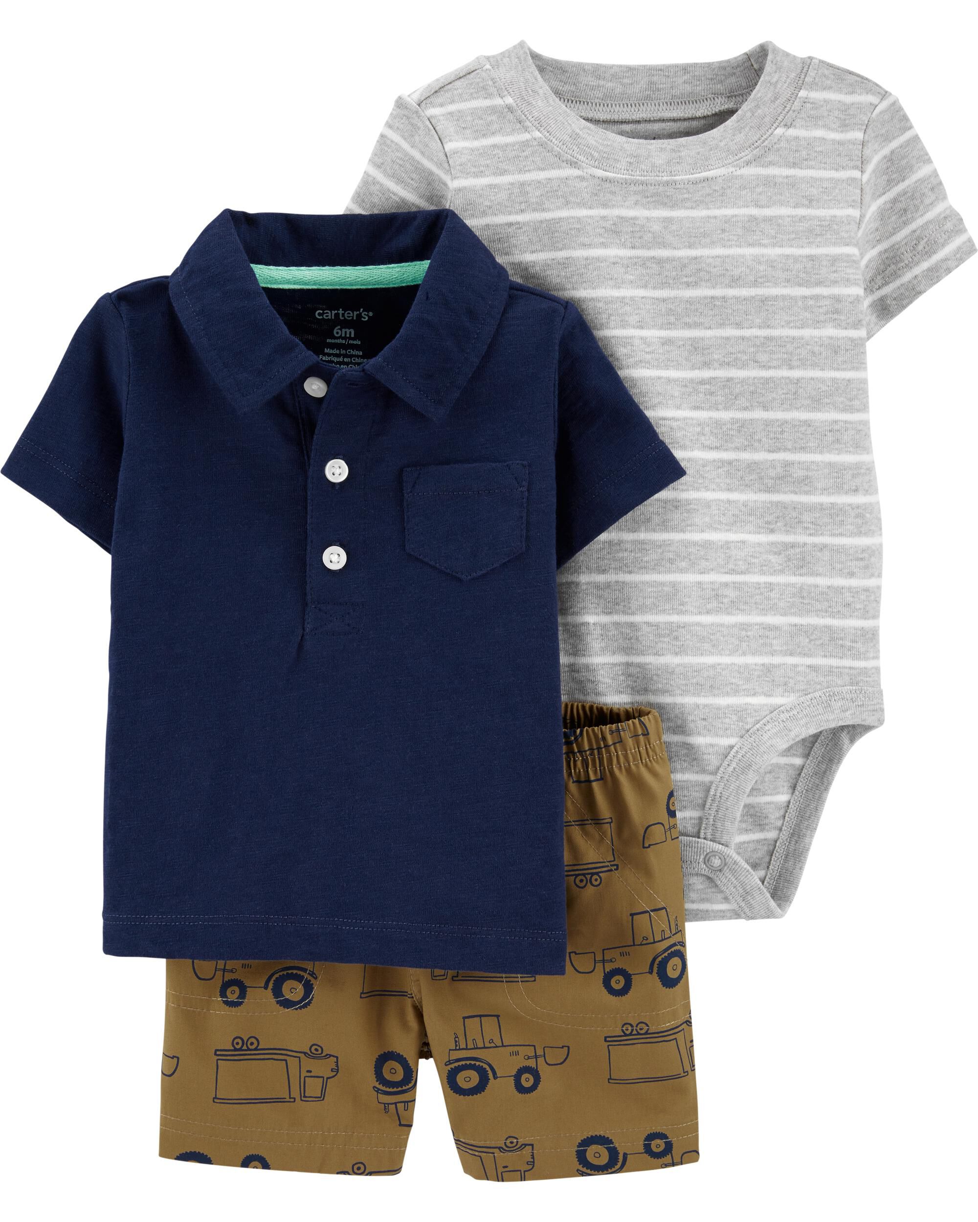 carters baby boy short sets