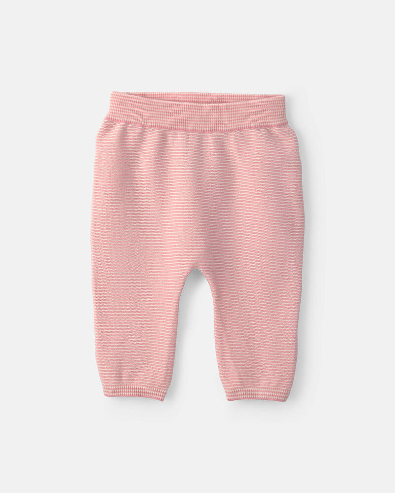 Baby Girl 2-Piece 'Hello Baby' Long-Sleeve Top & Pant Set - Pink, image 2 of 4 slides