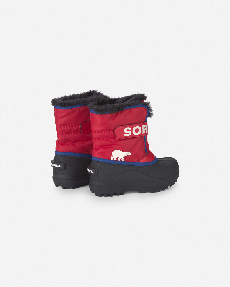 Gar&ccedil;ons - Bottes d'hiver Snow Commander&trade; SOREL - Rouge, image 2 sur 3 diapositives