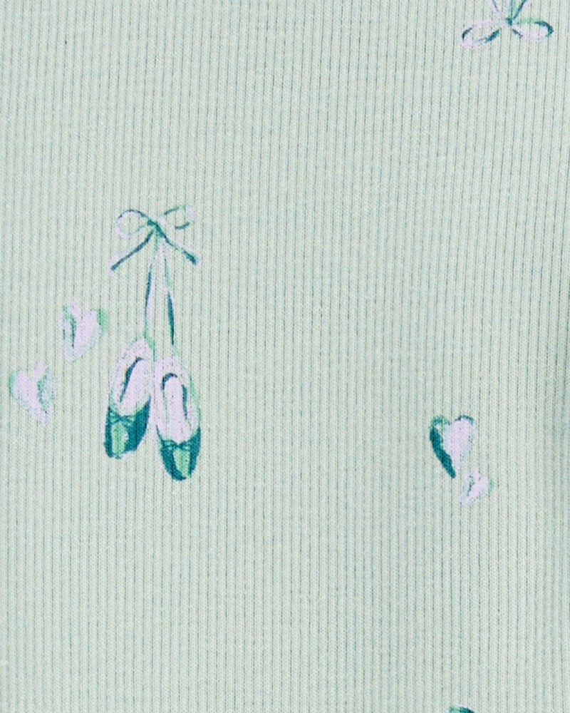 Baby Floral Ribbed Leggings, image 3 of 4 slides