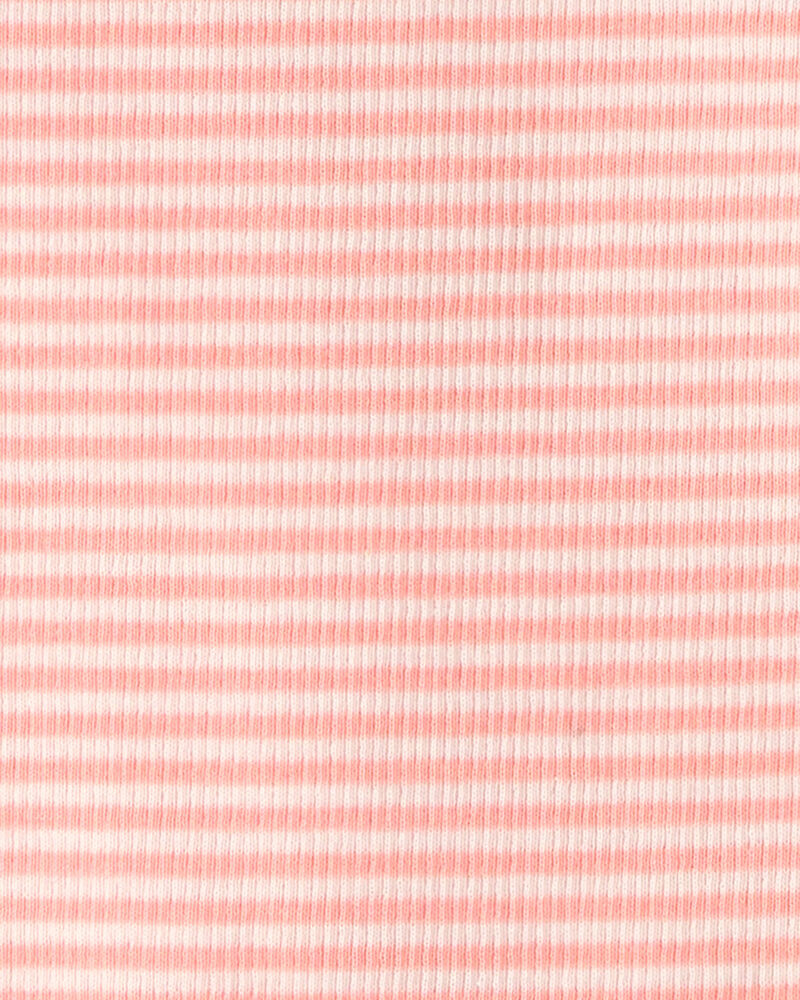 Baby Girl 3-Pack Organic Cotton Flutter Bodysuits, image 5 of 6 slides