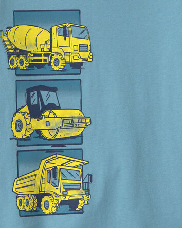 Toddler Boy Construction Long-Sleeve Graphic Tee - Blue, 
