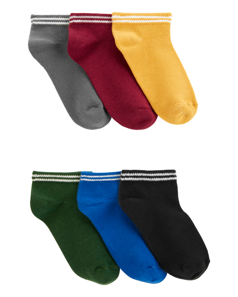 Kid 6-Pack Ankle Socks, image 1 of 2 slides