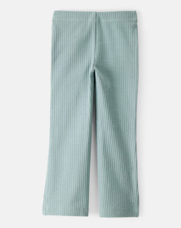 Tout-petit fille - Pantalon évasé en coton – Vert, 