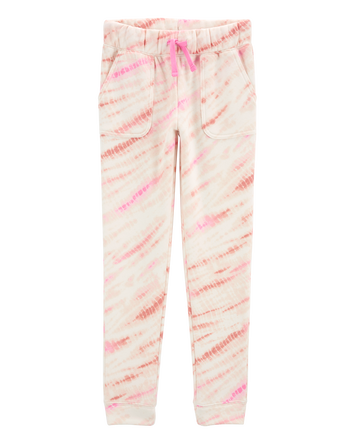 Kid Tie Dye Fleece Pants, 