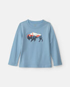 Toddler Boy Buffalo Long-Sleeve Graphic Tee - Blue, image 1 of 3 slides