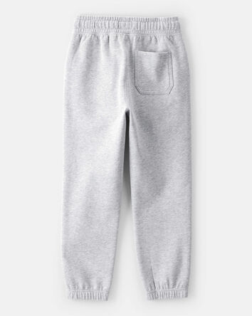 Boys Cotton Joggers - Gray, 