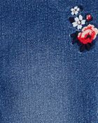 Toddler Girl Stretch Denim Overalls, image 4 of 6 slides