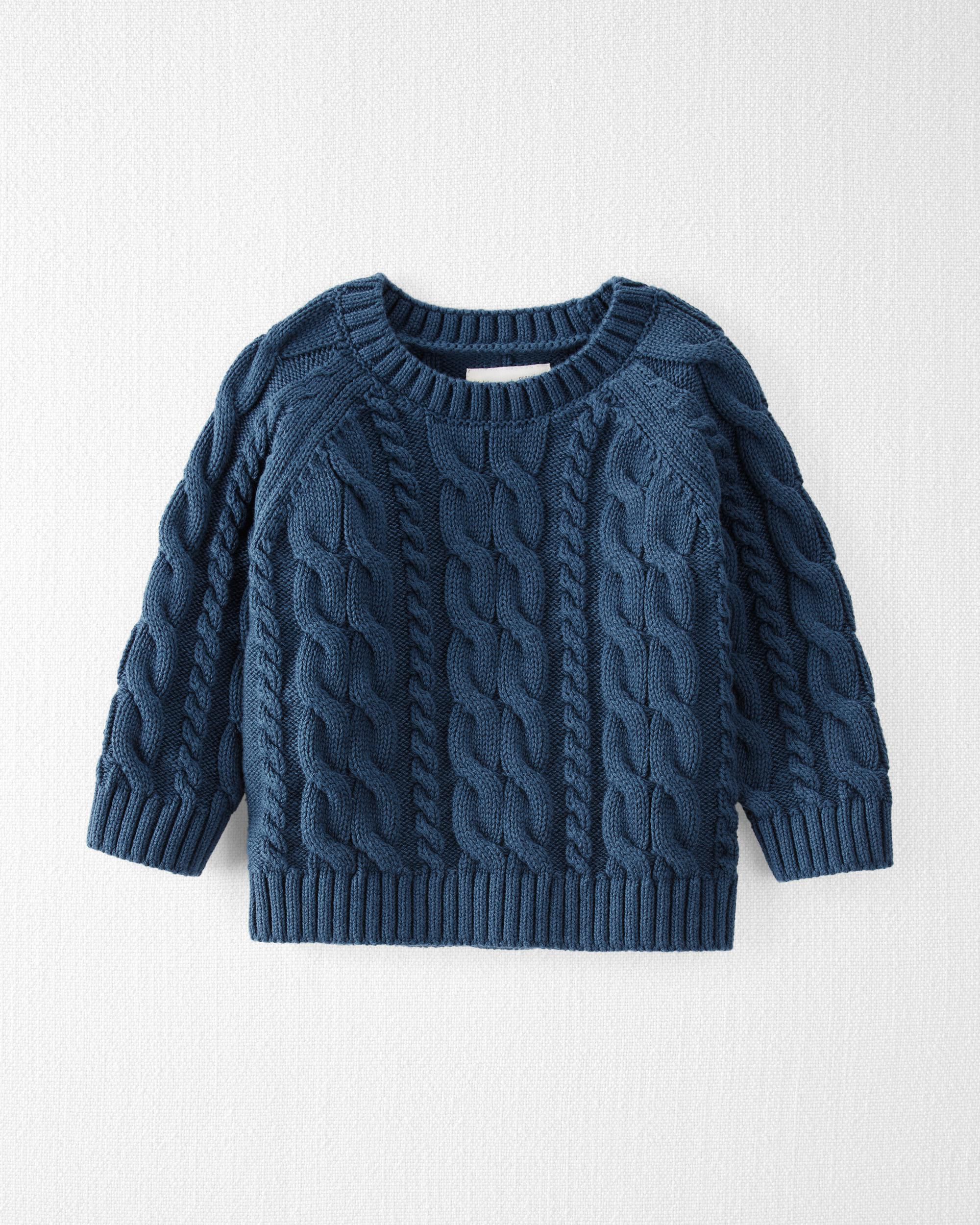 Baby blue cable knit sweater new arrivals