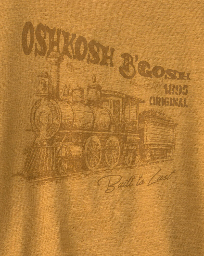 Long-Sleeve Henley T-Shirt - Yellow, image 5 of 6 slides