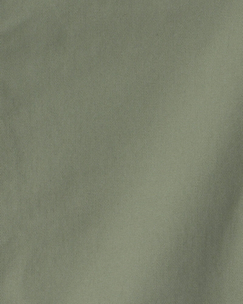 Gar&ccedil;ons - Short sans plis en serg&eacute; - Vert, image 3 sur 3 diapositives