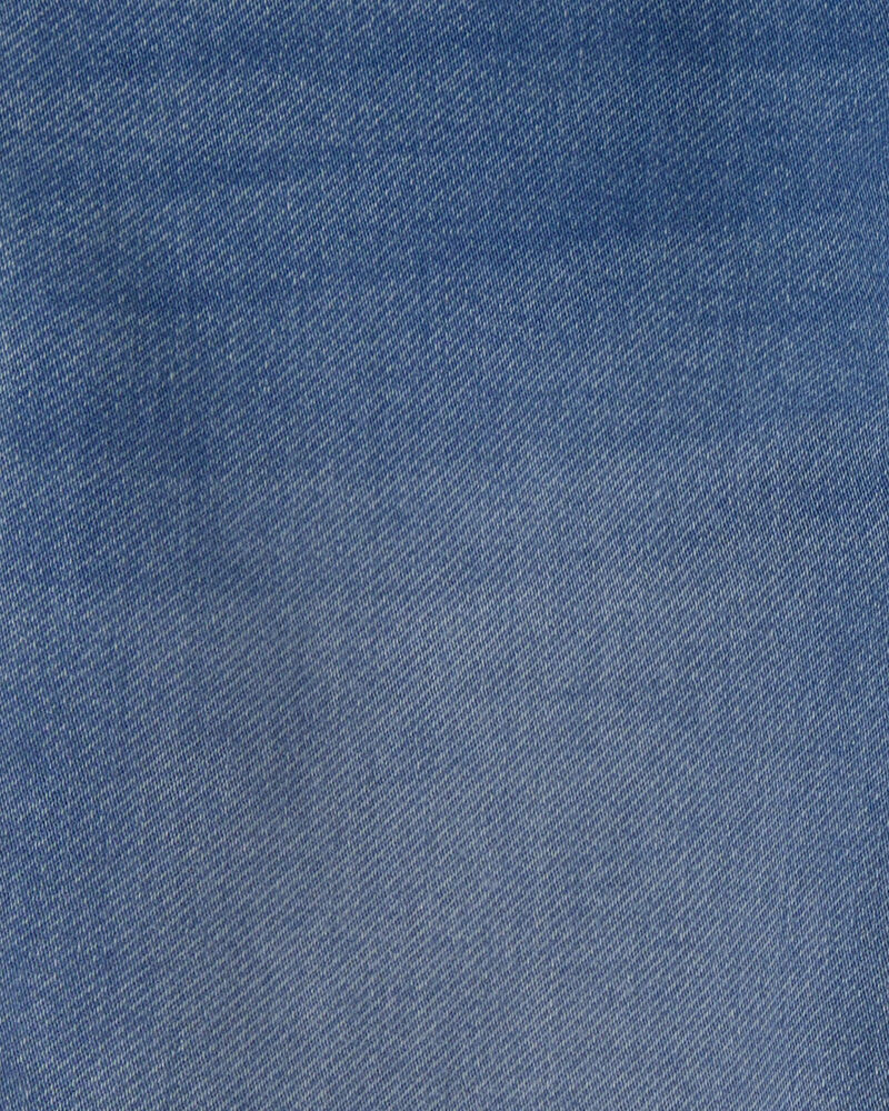Tout-petit fille - Jeans &agrave; jambe large avec cordon de serrage - D&eacute;lav&eacute; fonc&eacute;, image 3 sur 3 diapositives
