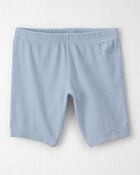 Girls 2-Piece Top & Short Set Made with Organic Cotton in Spring Bloom Print, image 2 of 6 slides