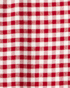 Girls Organic Cotton Flannel Dress, image 4 of 5 slides