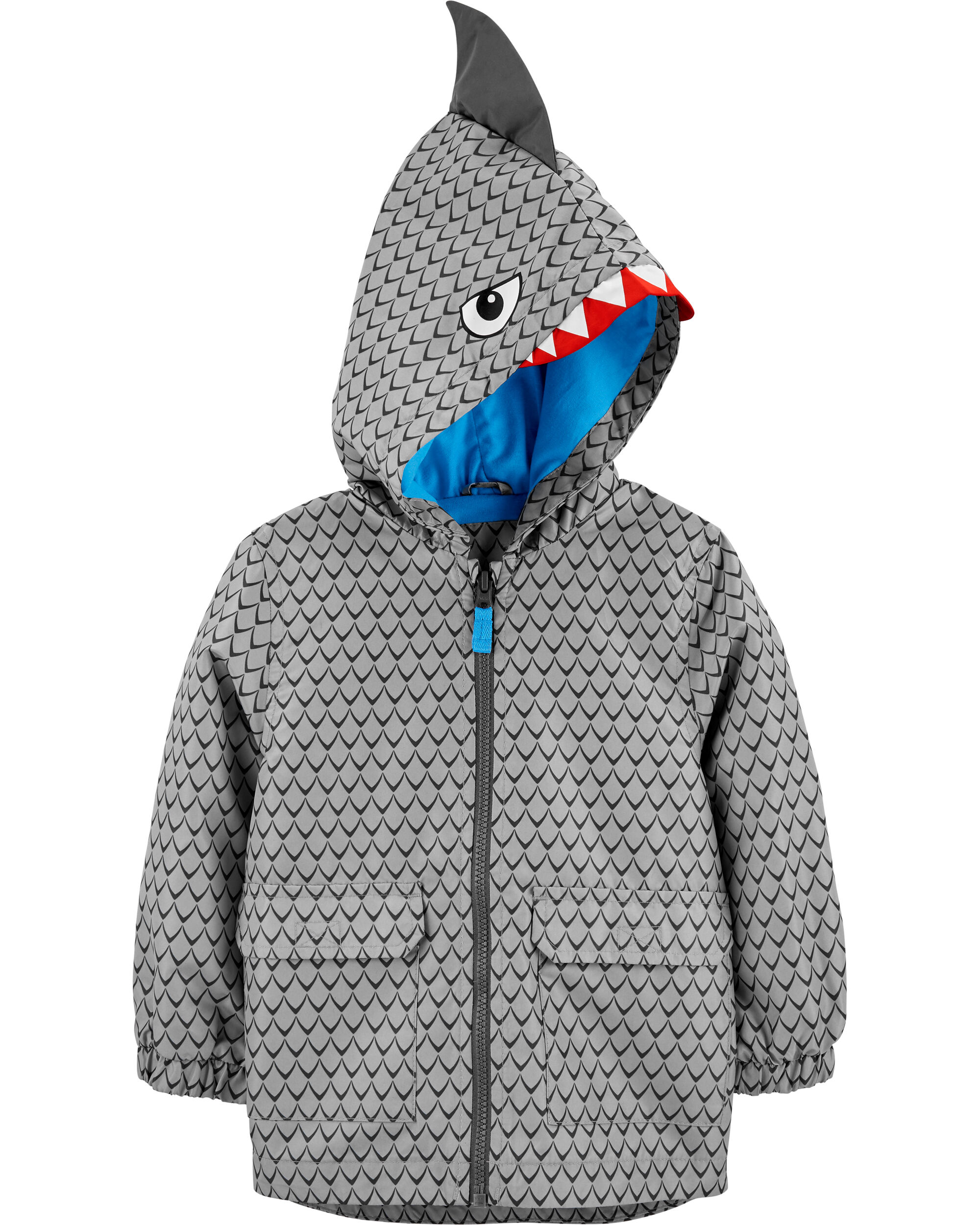 Hooded Shark Lightweight Rain Jacket Carter’s OshKosh Canada