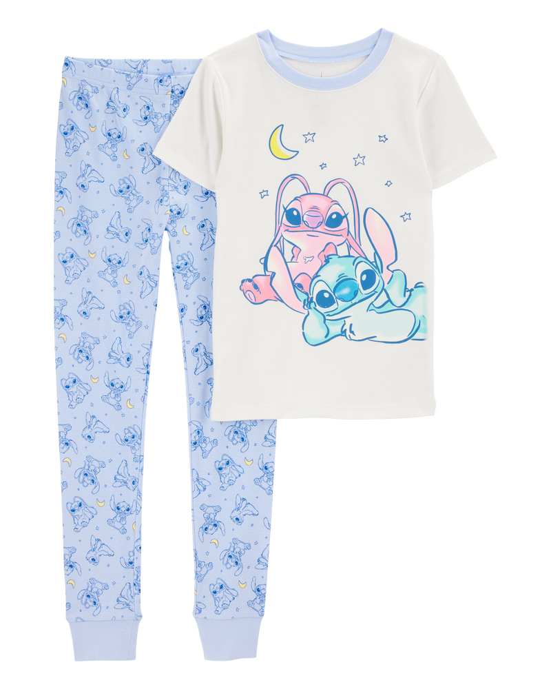Kid Stitch Snug Fit Cotton 2-Piece Pyjamas, image 1 of 3 slides