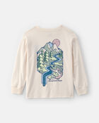 Boys Landscape Long-Sleeve Graphic Tee - Ivory, image 2 of 5 slides