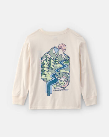 Boys Landscape Long-Sleeve Graphic Tee - Ivory, 