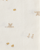 Baby 4-Pack Stork Print Receiving Blankets, image 2 of 5 slides
