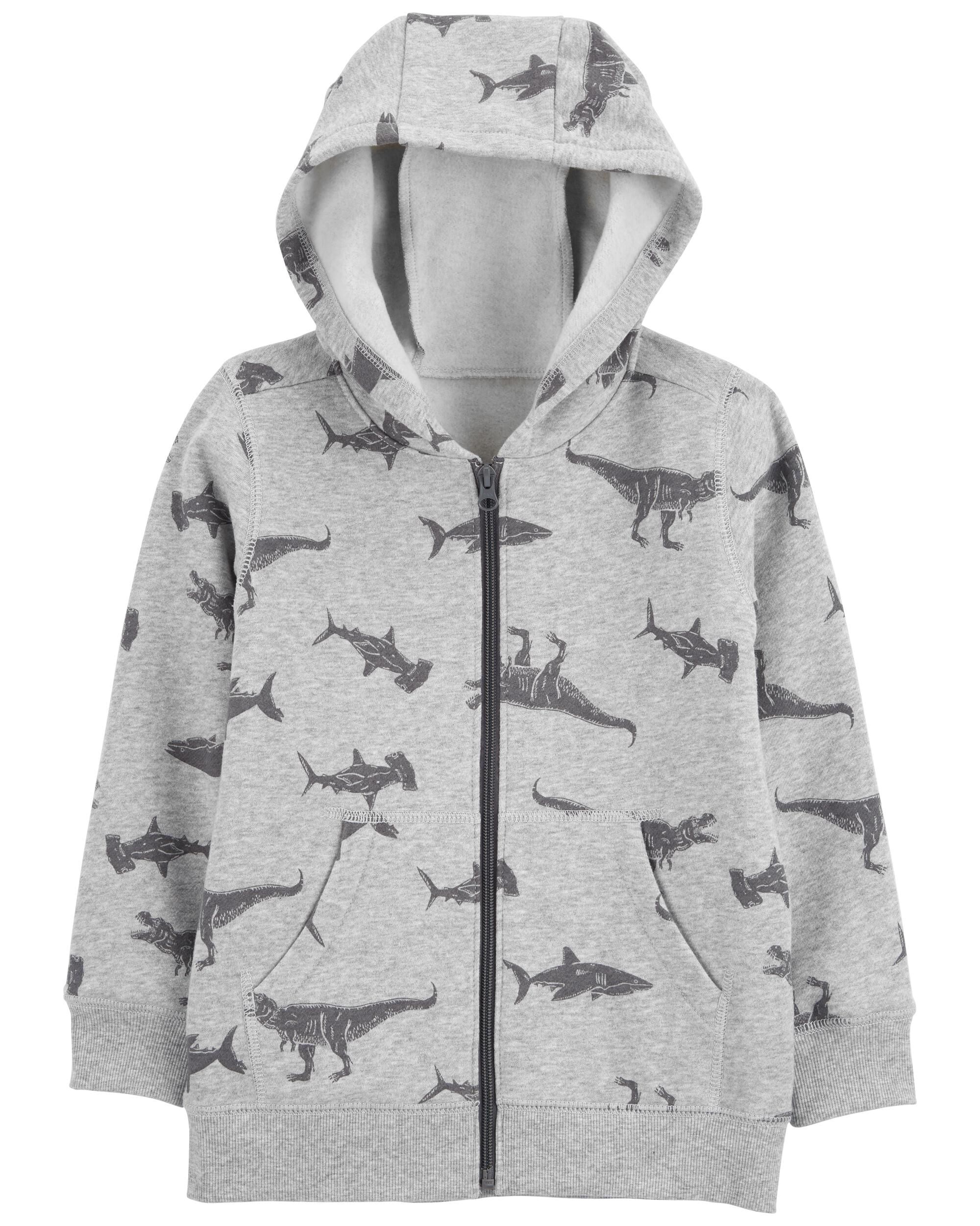 Oshkosh dinosaur hoodie top