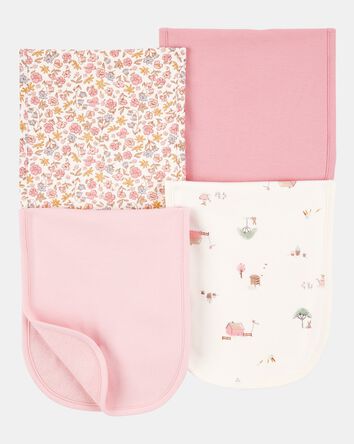 Baby 4-Pack Burp Cloths, 