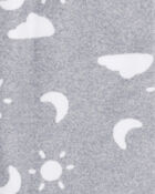 Baby Clouds 2-Way Zip Fleece Sleep Bag, image 2 of 4 slides