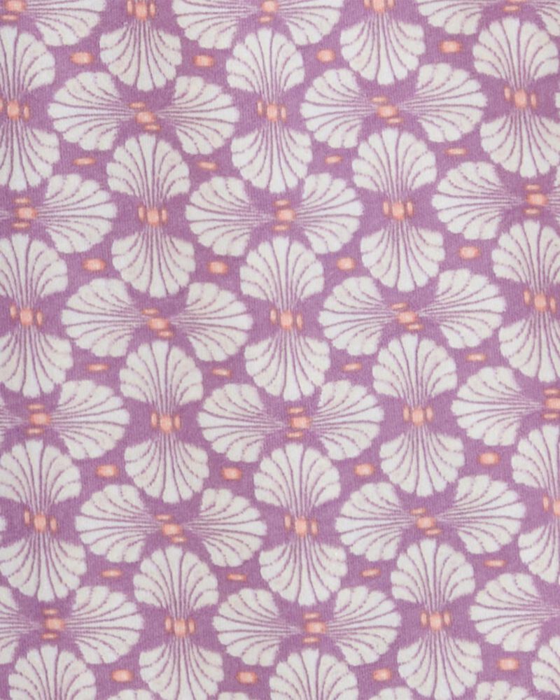 Enfant Combinaison en tricot à motifs tropicaux - Mauve, image 2 sur 3 diapositives
