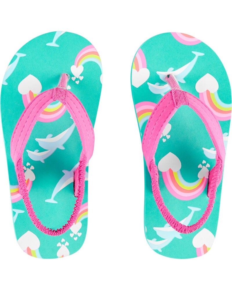 rainbow flip flops amazon
