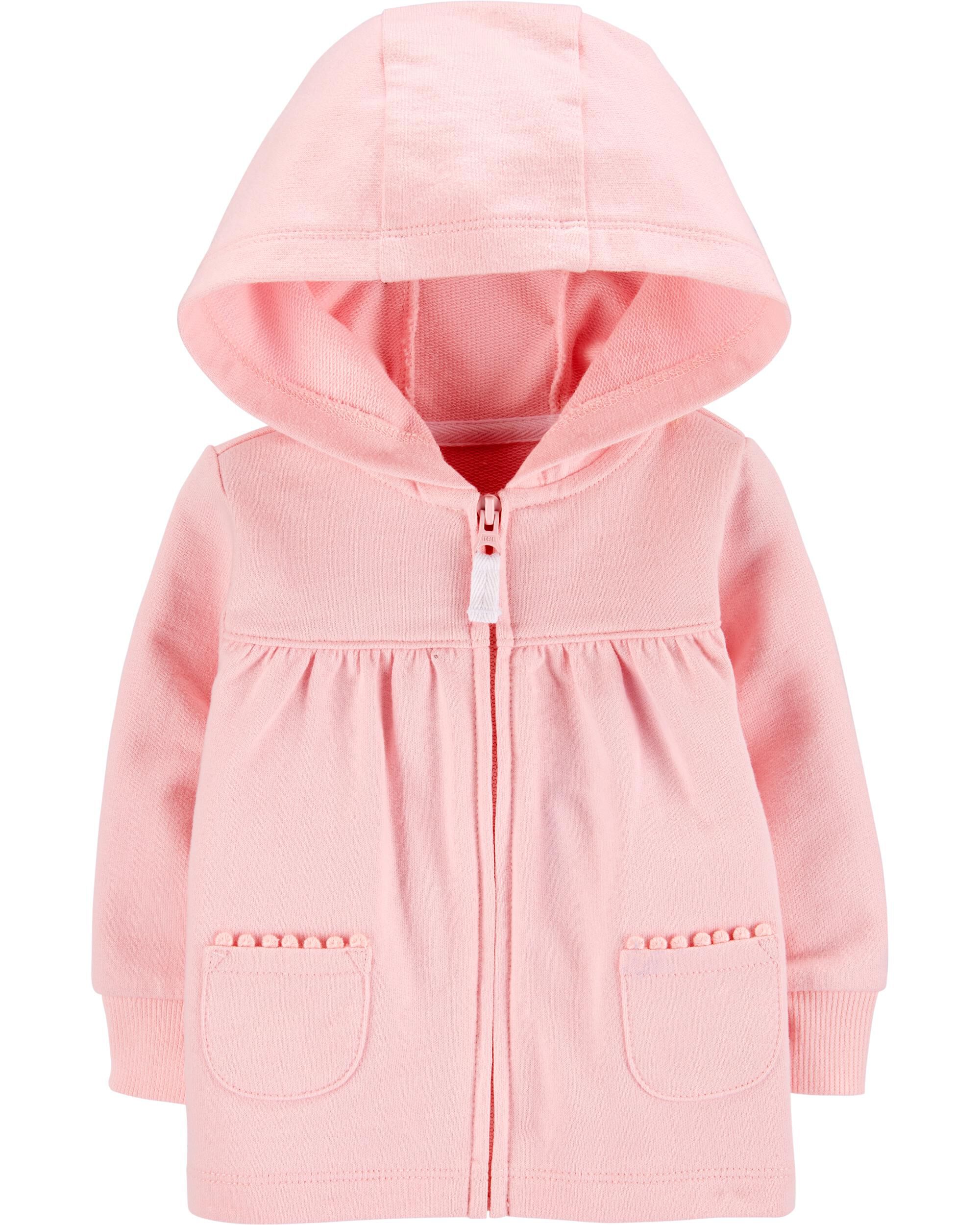 Baby Girl Zip Up French Terry Hoodie Carter S Oshkosh Canada