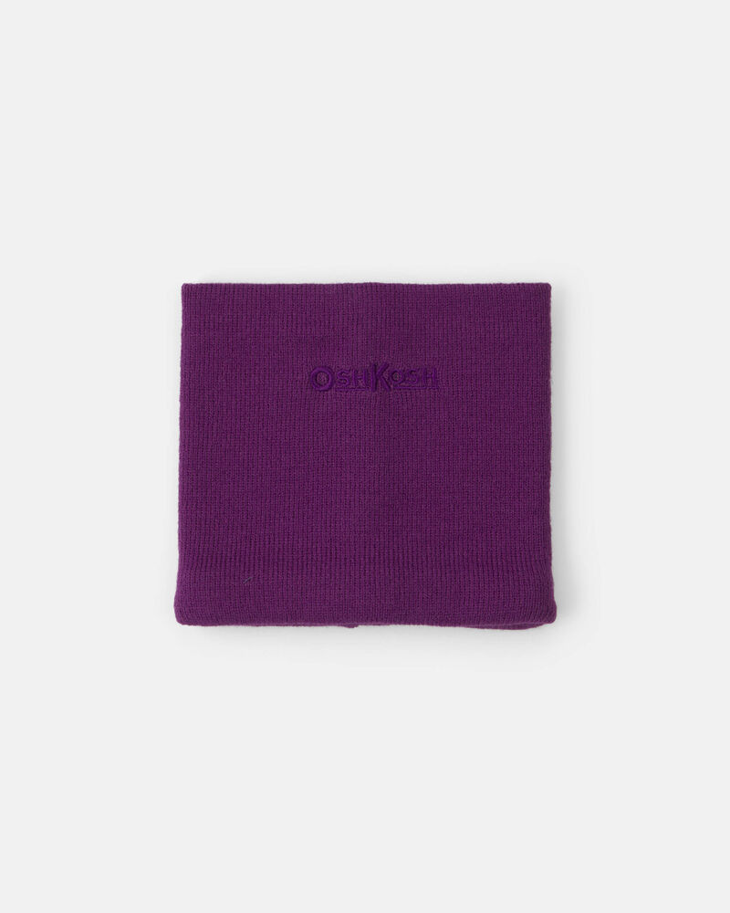 Girls Knit Neck Warmer- Purple, image 1 of 1 slides