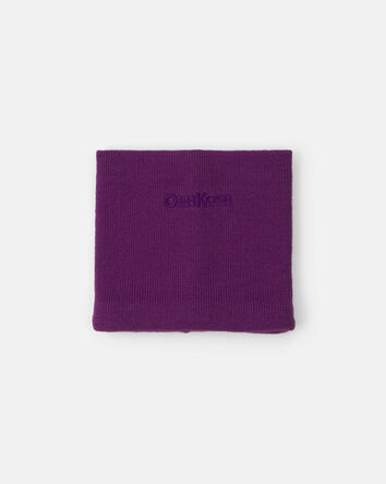 Girls Knit Neck Warmer- Purple, 