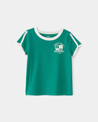 Toddler Girl 'Laughter & Smiles' Top - Green, image 1 of 4 slides
