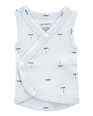 Baby Boy Preemie Sailboat Tank, 
