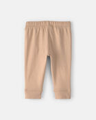 Baby 4-Pack Pull-On Pants - Grey/Ivory/Tan, image 2 of 7 slides