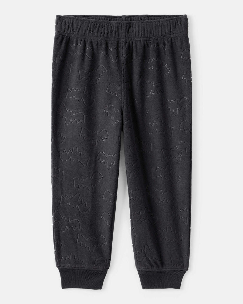 Toddler 2-Piece Halloween Ghost Pullover Sweatshirt & Jogger Set - Orange/Black, image 2 of 7 slides