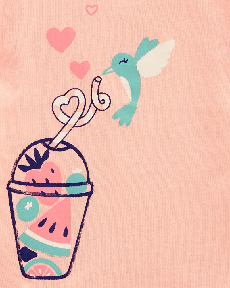 Hummingbird Smoothie Jersey Tee, image 2 of 3 slides