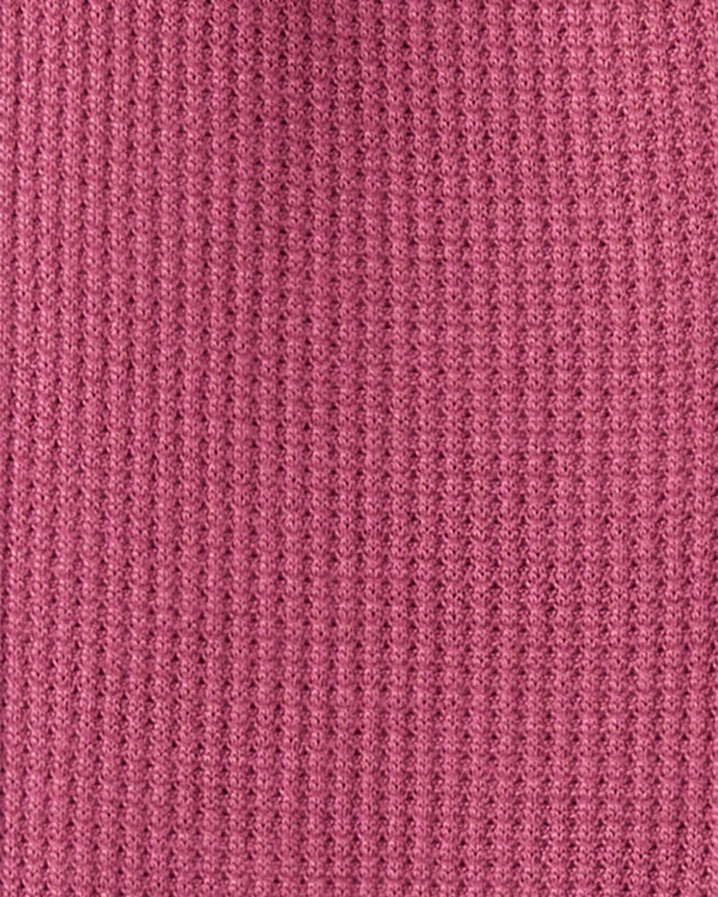 Baby Girl PurelySoft Long-Sleeve Sleeper- Pink, image 4 of 8 slides