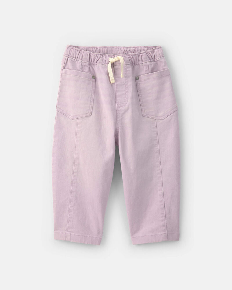 Toddler Girl Barrel Pants - Purple, image 1 of 4 slides